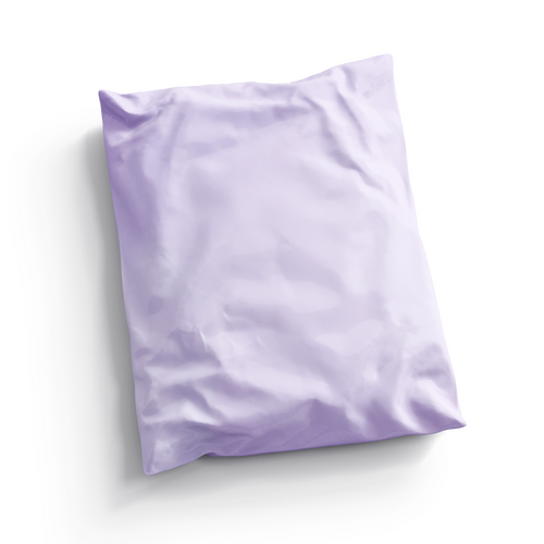 Bolsa para envio por correo o mensajeria de 25x33cm color lila. 